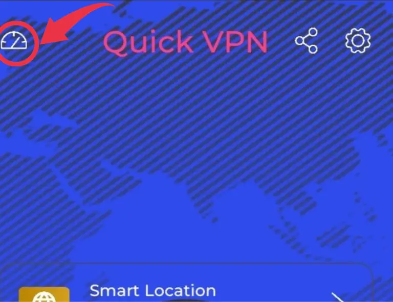 Icône de vitesse Quick-VPN